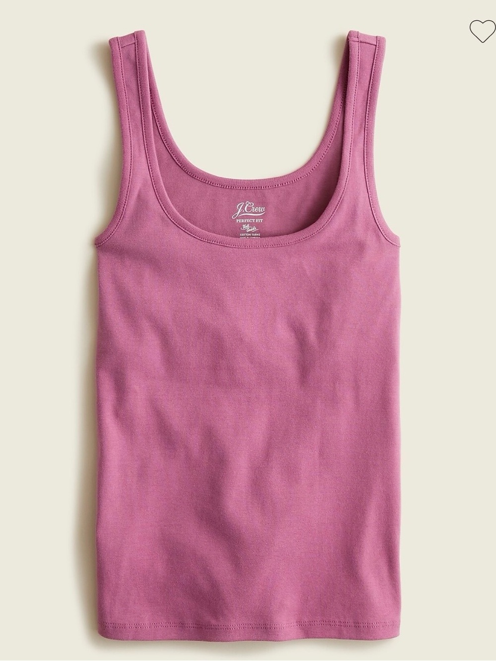 J. Crew Perfect Fit Shelf -Bra Tank Top